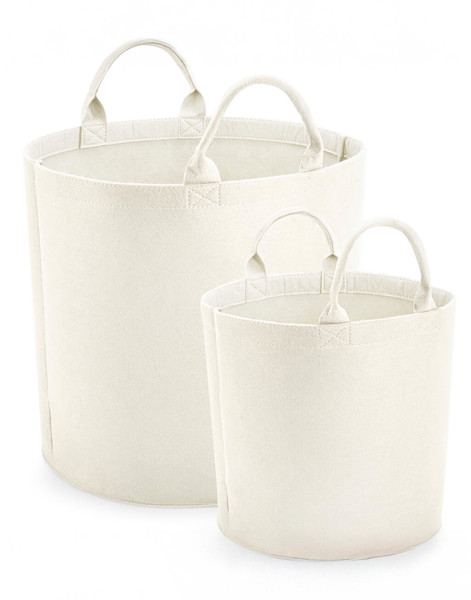 Felt Trug - Soft White / S