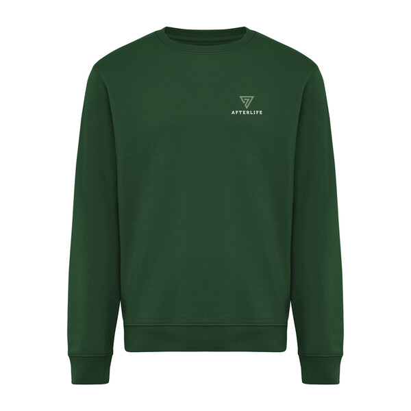 Mikina IQONIQ Torla z recyklované bavlny - Forest Green / S