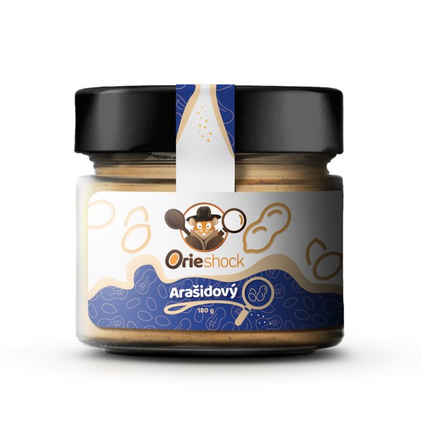 Orieshock Arašidový krém 180g 100% naturálny
