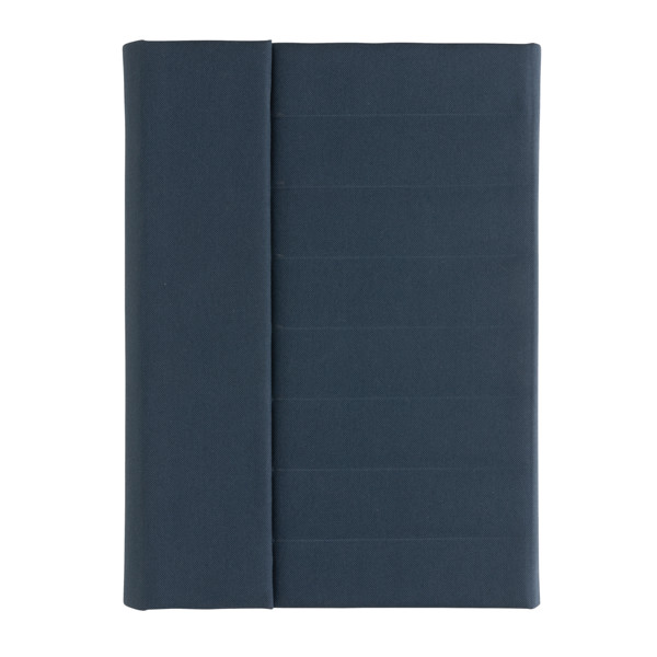 Xd Xclusive A5 notebook, magnetic closure, rPET cover - Navy