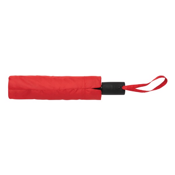Mini ombrello auto apri/chiudi 21" rPET 190T Impact AWARE™ - Rosso Ciliegio