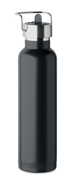 Dvojstenná fľaša 660 ml Riflow - Čierna
