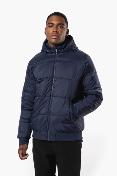 Unisex Recycled Ripstop Jacket With Hood - Black / 3XL
