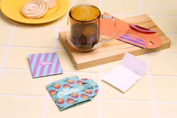 Custom Tea Bag CreaTea Slim, Earl Grey - White