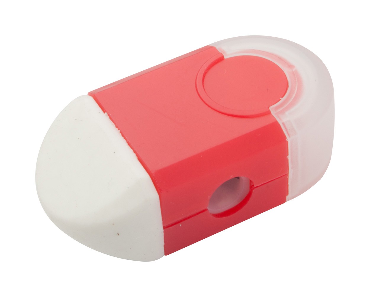 Eraser And Sharpener Cafey - Red / White