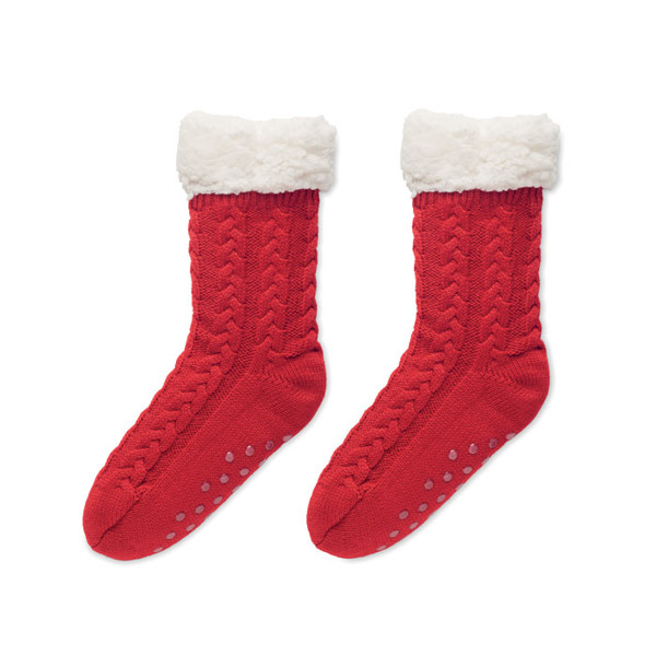 Pair of slipper sock M Canichie - Red