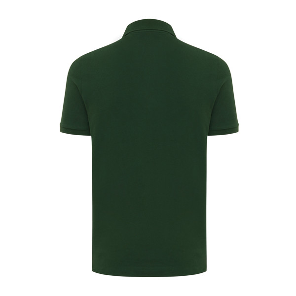Polo tričko IQONIQ Yosemite z recykl. bavlny - Forest Green / XXS