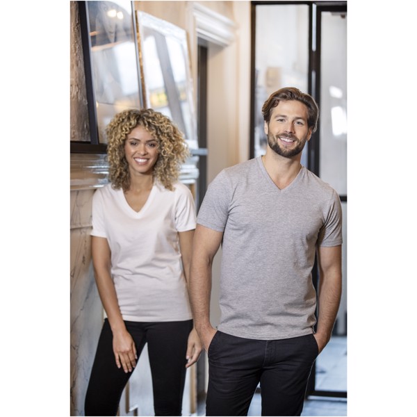 T-shirt Somoto manches courtes col V femme - Blanc / L
