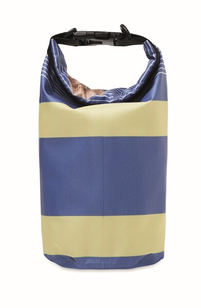 1.5L recycled polyester (rPET) dry bag with your 360° design - Full colour