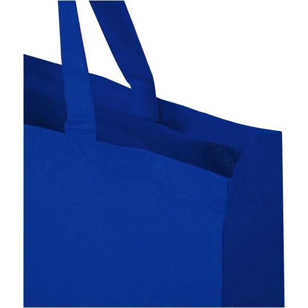 Sac shopping Odessa en coton recyclé 220 g/m² certifié GRS 40L - Bleu royal