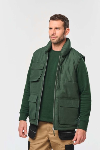 Quilted Bodywarmer - Dark Grey / S