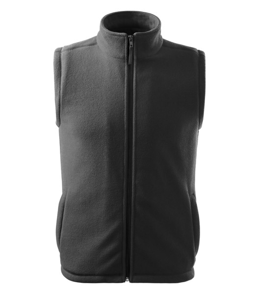 Fleece Vesta Unisex Rimeck® Next - Ocelově Šedá / M