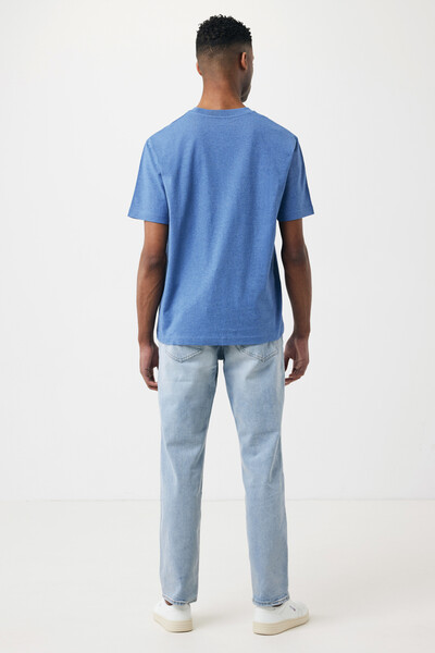 Tričko Iqoniq Teide z recykl. bavlny - Heather Blue / 5XL