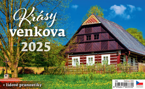 Stolní kalendář Krásy venkova 2025