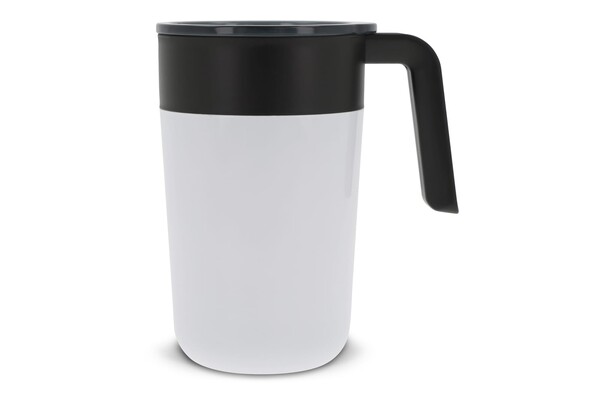 Tasse à café double paroi 400ml - Blanc