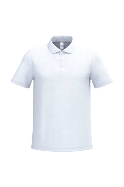 Men's Pique Polo Shirt - Ideal White / S