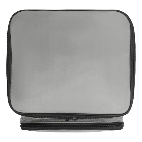 Cool bag in square format ICE - silver grey