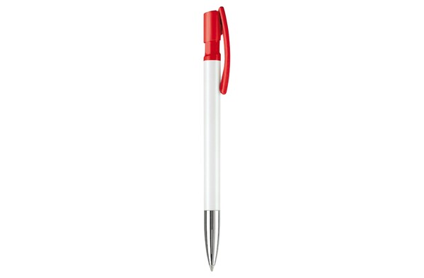 Nash ball pen metal tip hardcolour - White / Red
