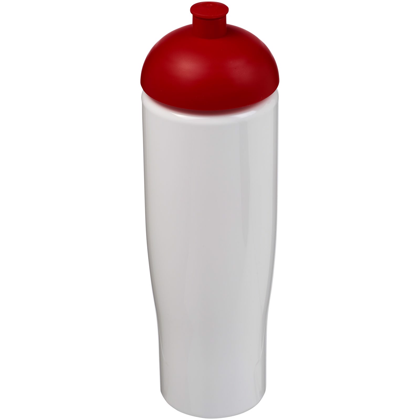 Bidon H2O Tempo® o pojemności 700 ml z wypukłym wieczkiem - Biały / Czerwony