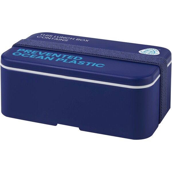 Boîte à déjeuner MIYO POP de 700 ml à compartiment unique - Bleu