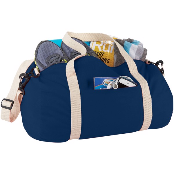 Cochichuate cotton barrel duffel bag 25L - Navy