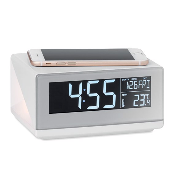 MB - LED clock & wireless charger5W Sky Wireless