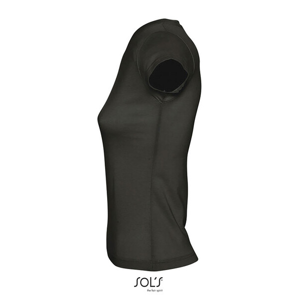 MOON T-SHIRT SENHORA 150g - Preto ProfundoXXL