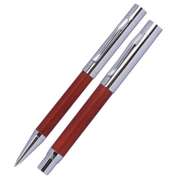 Mark Twain writing set ALFREDO - Brown