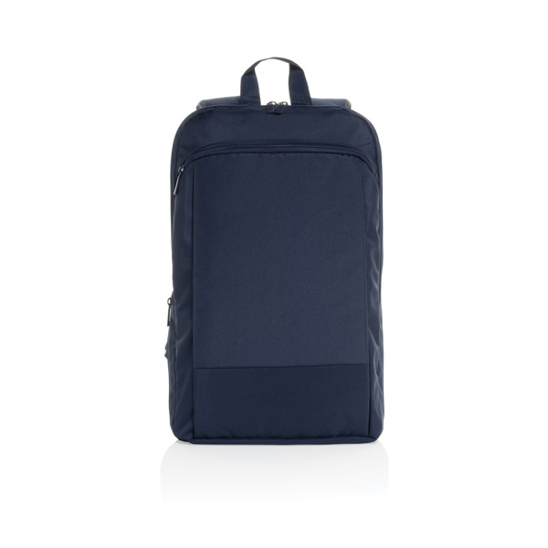 Sac à dos ordinateur 15,6 extensible en rPET Aware™ Flexpack - Bleu Marine