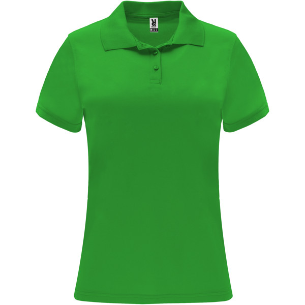 Monzha short sleeve women s sports polo Green Fern 2XL Mompalao