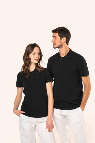 Ladies' Short-Sleeved Supima® Polo Shirt - White / S