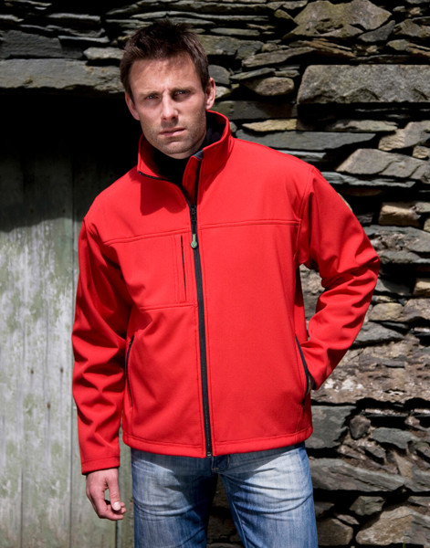 Men's Classic Softshell Jacket - Grey / 2XL