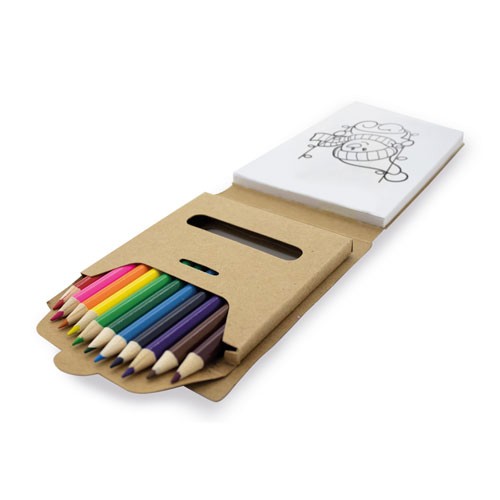 LIVRO P/COLOREAR com 12 cores