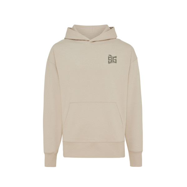 Sweat à capuche en coton recyclé Iqoniq Yoho - Desert / XXL