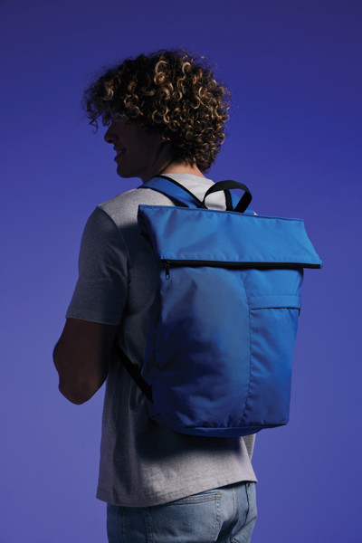 Sac à dos pliable Dillon en rPET AWARE™ - Bleu Royal