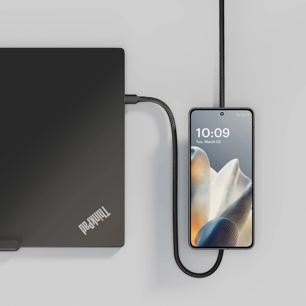 Zens nabíjací kábel USB-C – C Pro 2 - Čierna