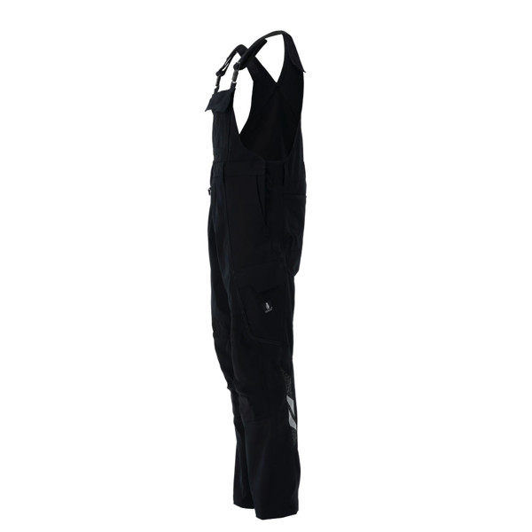 Pantaloni salopetă cu buzunare pentru genunchi - MASCOT® - Black
