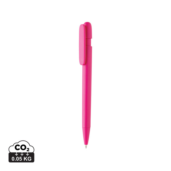 Stylo couleur uni en ABS recyclé et certifié GRS Devin - Rose