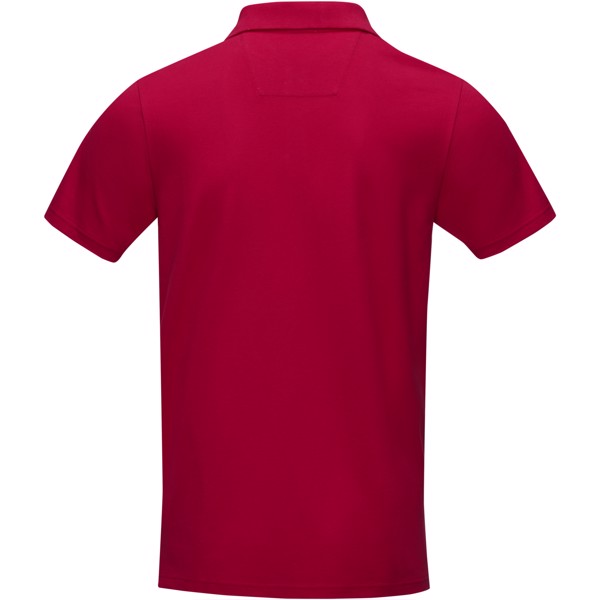 Polo para homem em material de orgânico "Graphite" - Vermelho / XXL