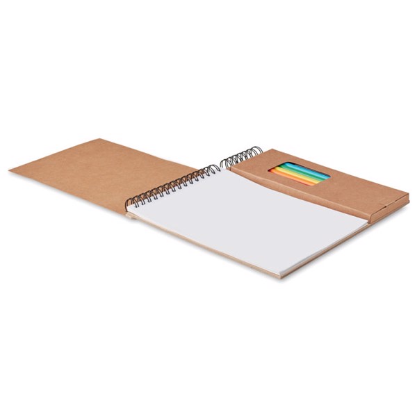 MB - Colouring set with notepad Colopad