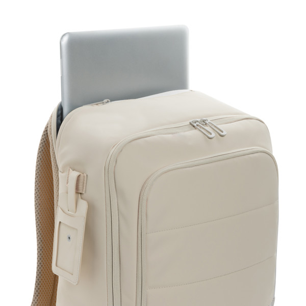 Sac à dos ordinateur 15,6" en rPET AWARE™ Armond - Beige