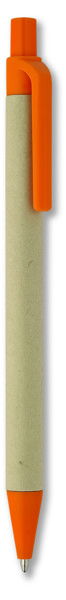 Balpen van papier/maïs Cartoon - Oranje