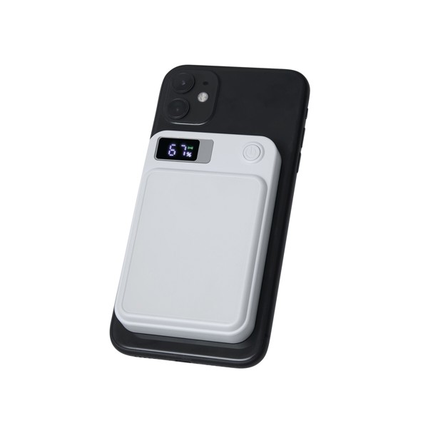 Powerbank Magnet - Weiß