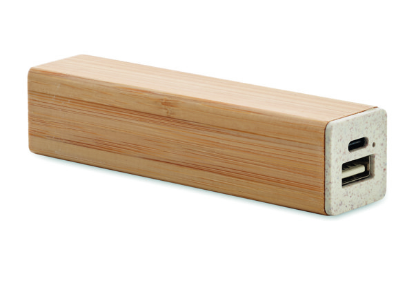 Powerbamc power bank iz bambusa, 2600 mAh