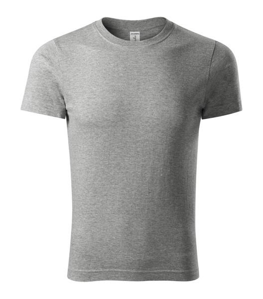 Tričko Unisex Piccolio® Peak - Tmavě Šedý Melír / 4XL