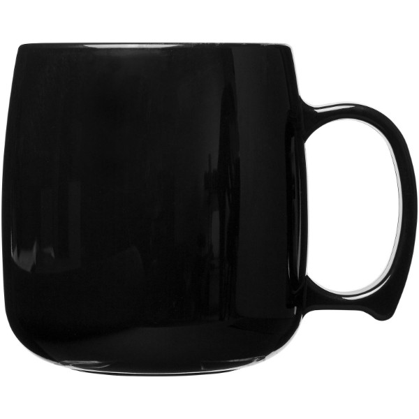 Plastový pohár Classic 300 ml - Jednofarebná čierna