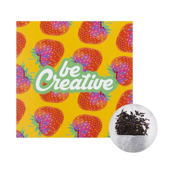 Egyedi Teafilter CreaTea Slim, Earl Grey - Fehér