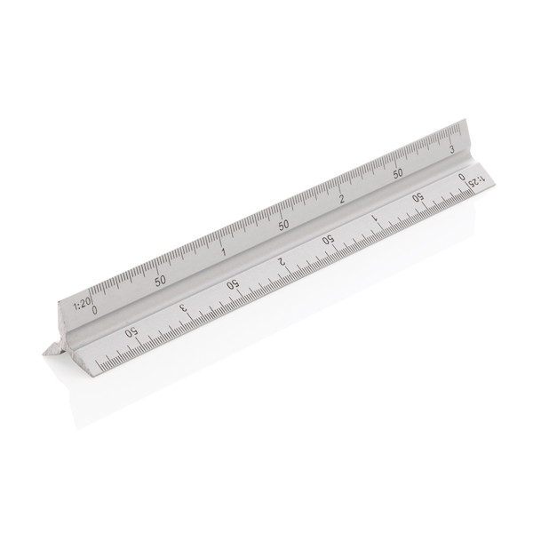 Xd Collection ruler aluminum, 15cm, 5 scales