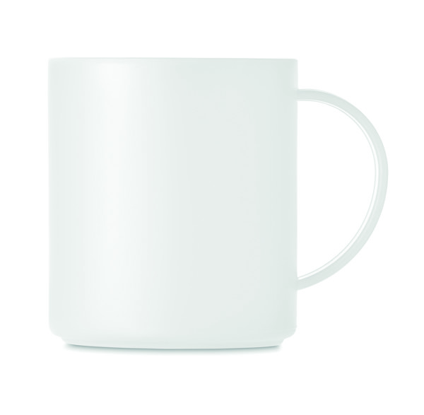 Skodelica Monday za večkratno uporabo, PP, 300 ml - Bela