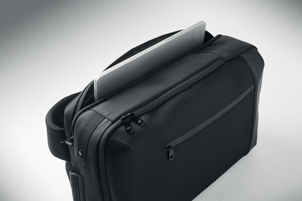 15" laptop jacquard backpack Boston - Black